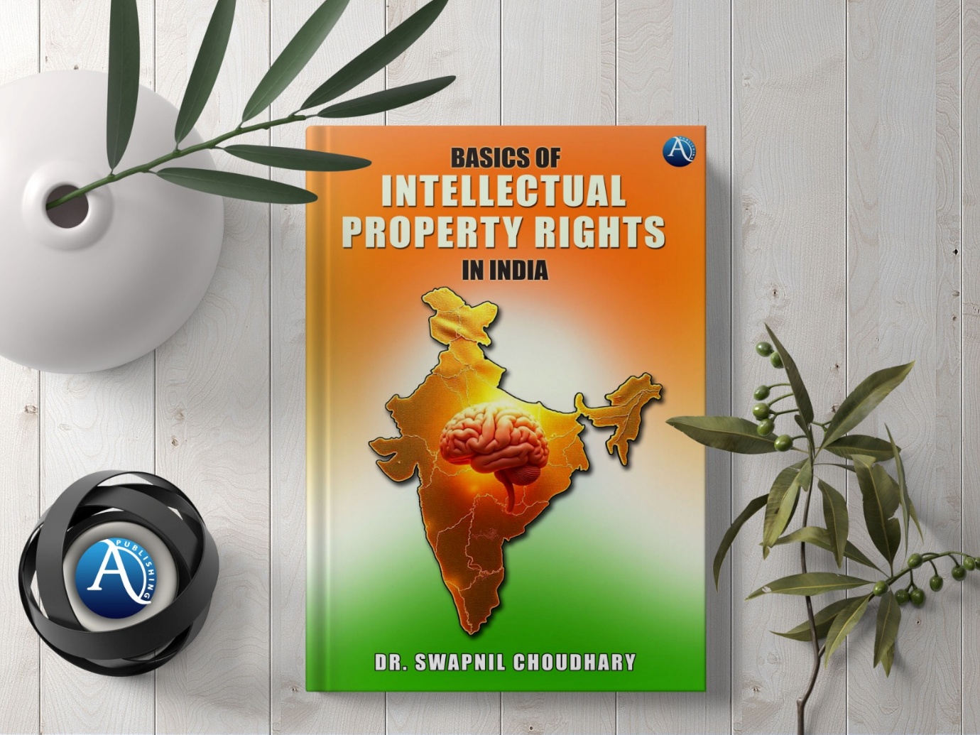 Basics of Intellectual Property Rights in India Hardcover Mockup