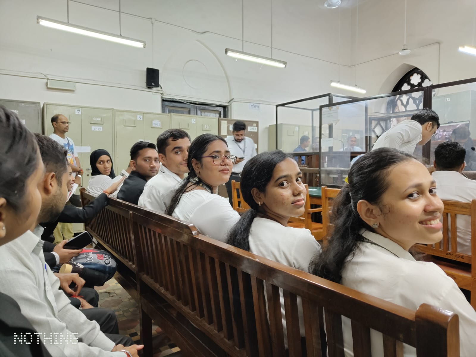 Law Students Observing Live Court Proceedings