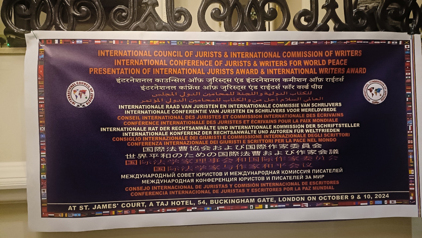 Multilingual Plenary Backdrop at St James Court Taj Hotel